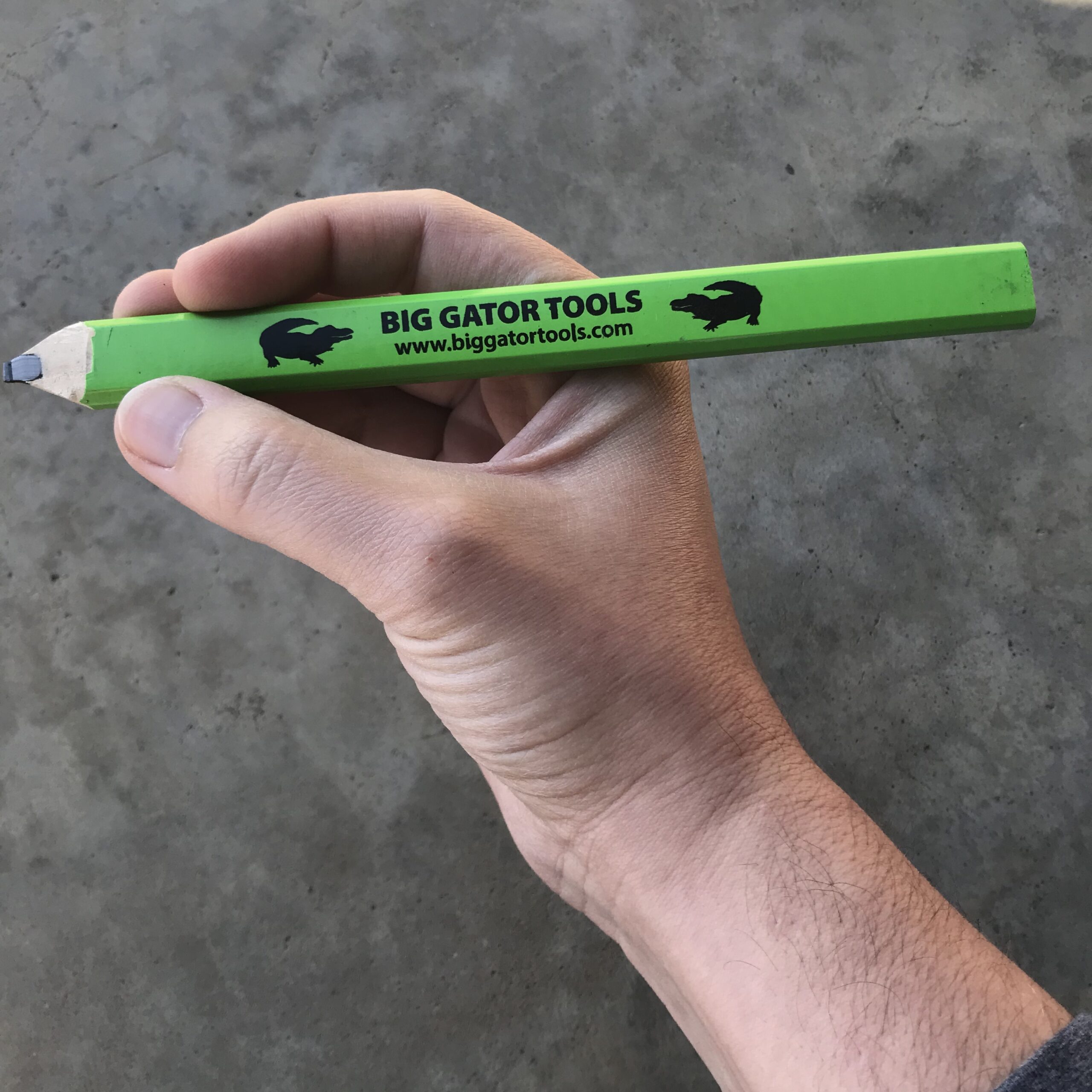 Bright Neon Green Carpenter Pencils! Easy to spot in your shop!